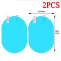 2pcs Rearview Mirror Rainproof Clear Film Sticker Protective for Car Motorcycle Bicycle Bike View Mirror AntiFog Waterproof Film
