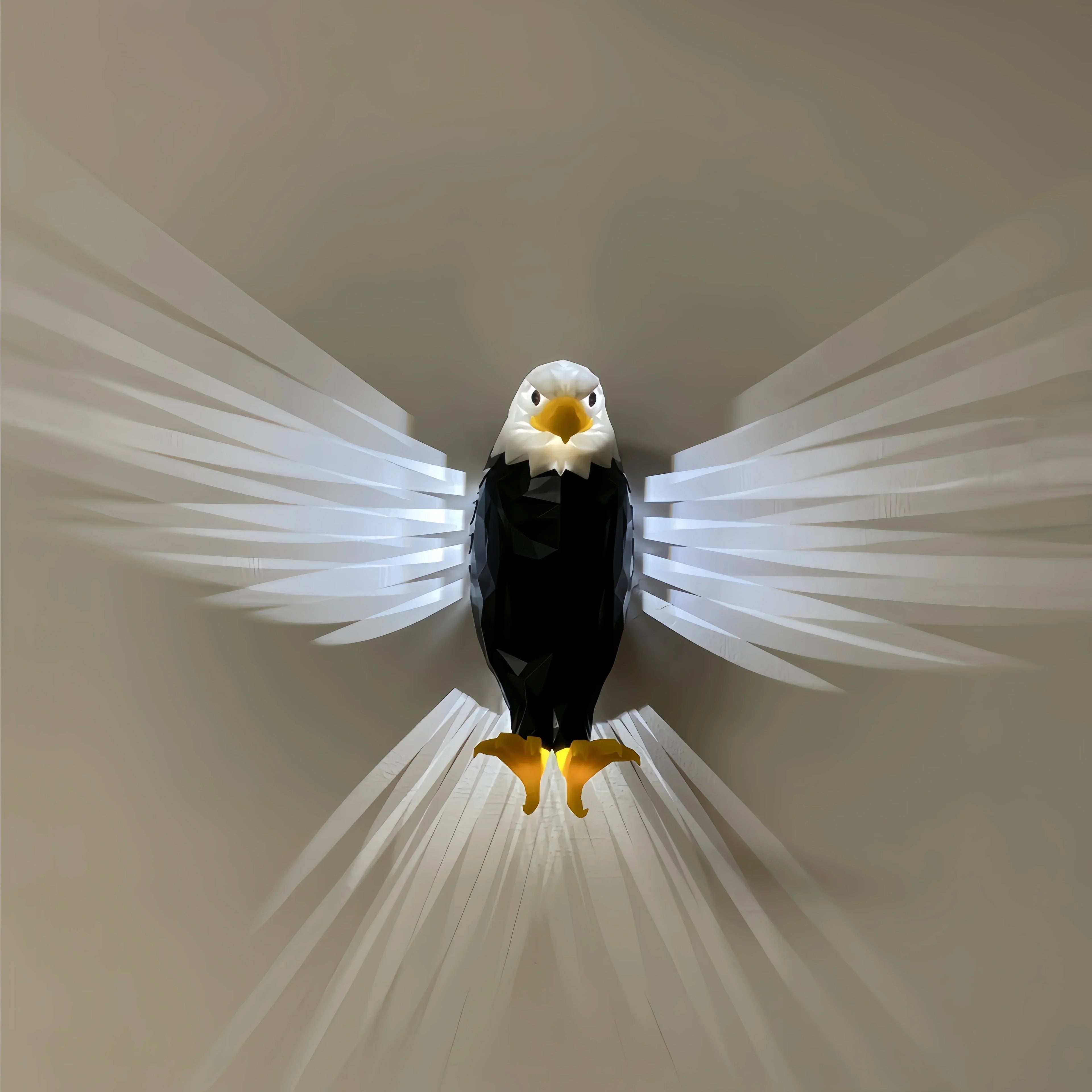 Bald Eagle Night Light Projection Lamp Tape Remote Control Magnetic Rechargeable Children's Gift Bedroom Decorations Room Decor