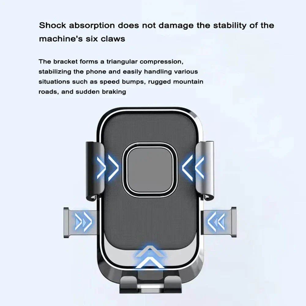 Bike Phone Holder Motorcycle Fast Locking Rotatable MTB Phone Mount Shockproof Phone Holder
