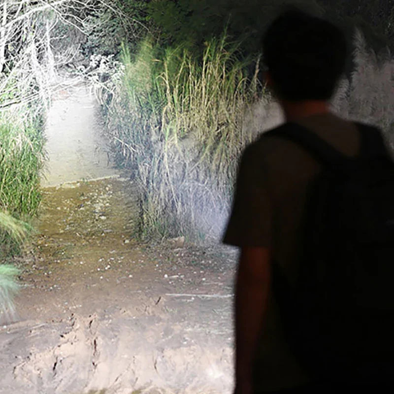 Camping Fishing Emergency Lantern  Portable USB Rechargeable Flashligh COB+XPE Zoom Mini Torch 3 Lighting Modes For Outdoo