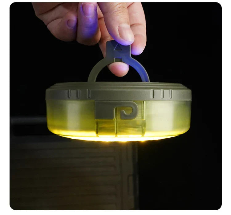 Campify Lamp String Camping Light With Retractable LED String LightsColorful Festive Atmosphere Lights Equipment Tent Light