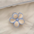Cream Mousse Flower Medium Grab Clip Atmosphere Shark Back Head Plate Hairpin Half Tie Hair Summer New Claw Leading Fashion Kpop