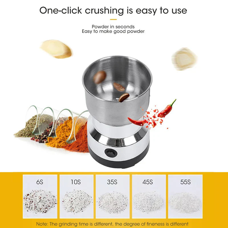 4 Blades Electric Grinder Home Coffee Kitchen Cereal Nuts Beans Spices Grains Grinder Machine 300ml Ultrafine Baby Food Pulveriz