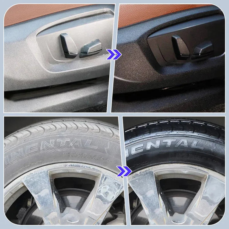 30ml Automotive Plastics Parts Crystal Coatings Plastic Trim Restorer For Cars Maintenance Agent Durable Car Plastics Restorer