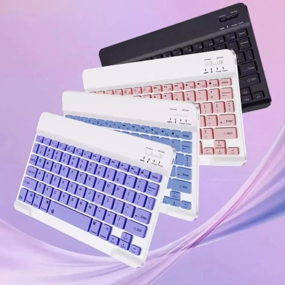 10 inch Bluetooth Keyboard Mouse Set Rechargeable Ultra-Thin Mini Keyboard And Mouse Wireless Keyboard Mouse Combos