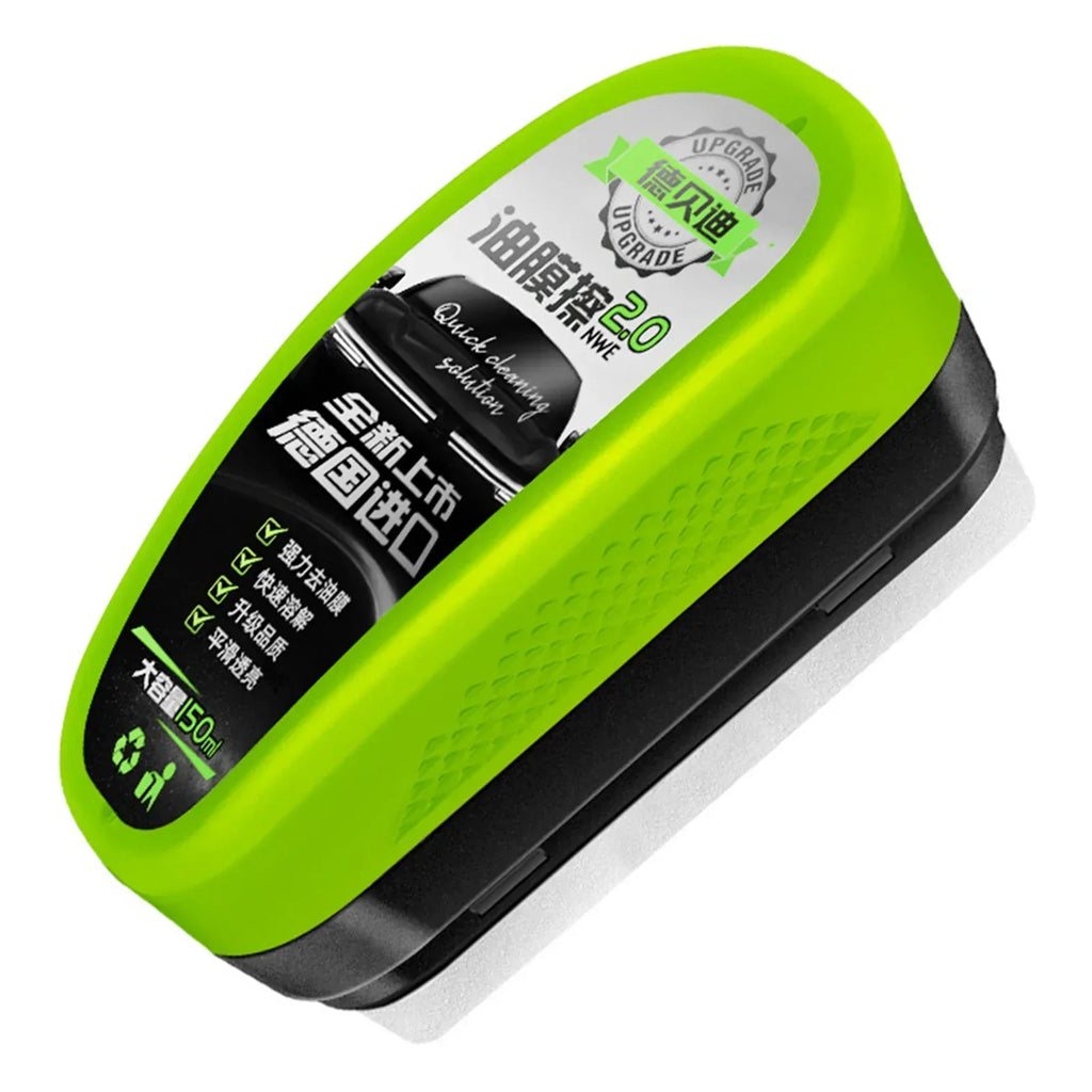 Automotive Car Oil Film Cleaning Brush,150ml Glass Oil Film Remover for Car Window,Windshield Brush For Car Care