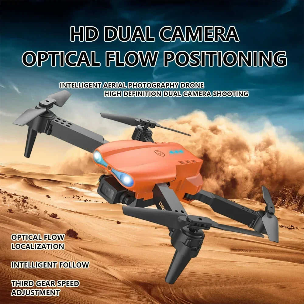 Dual Camera  E99Pro HD Drone with WiFi FPV Obstacle Avoidance Quadcopter Aerial Photography Professional