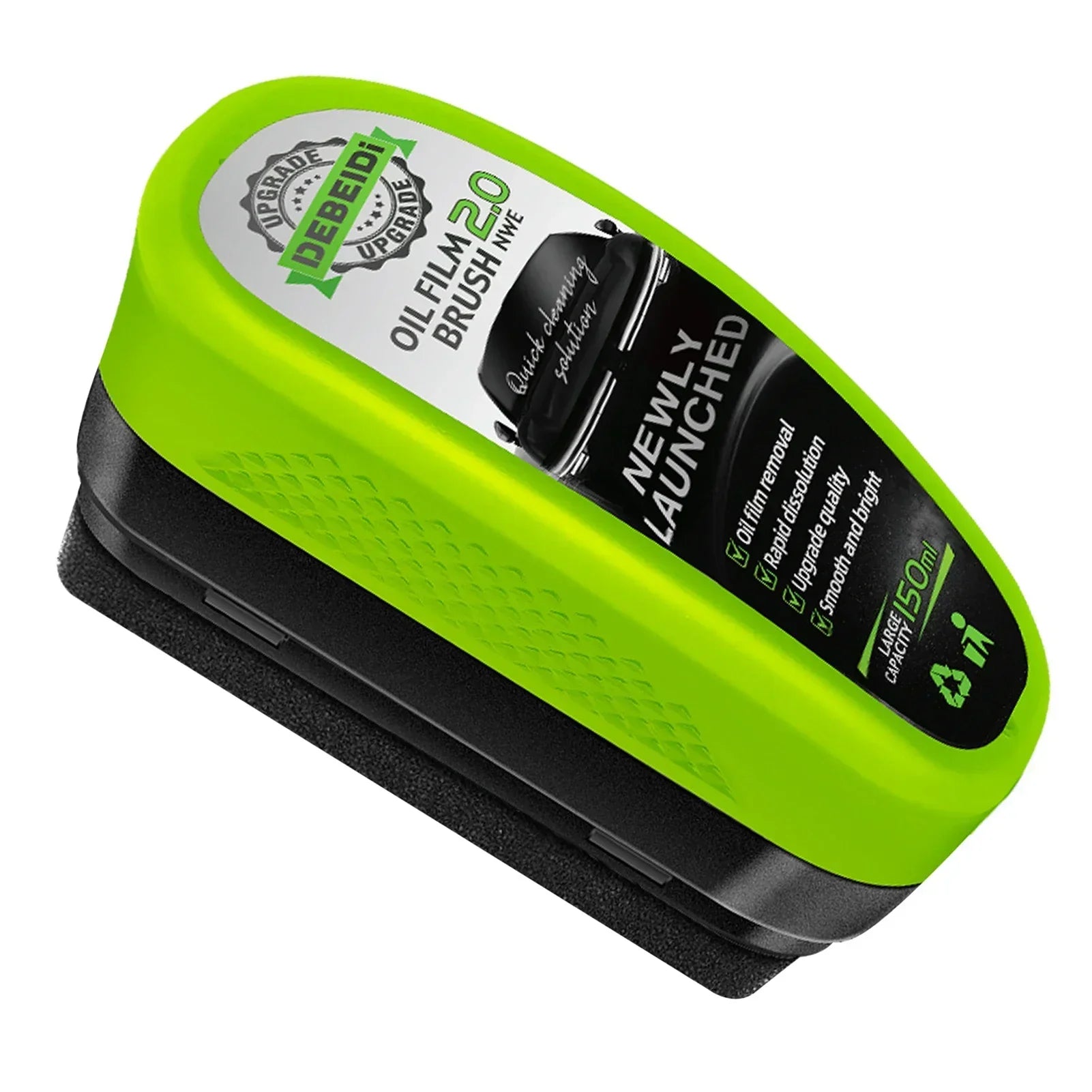 Automotive Car Oil Film Cleaning Brush,150ml Glass Oil Film Remover for Car Window,Windshield Brush For Car Care