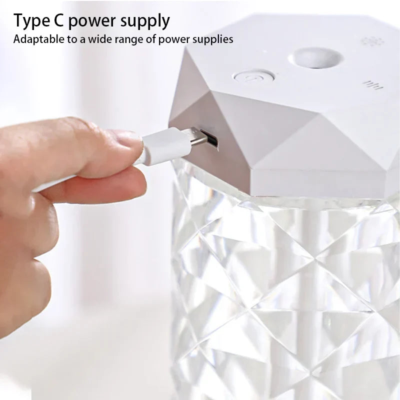 400ML Air Humidifier USB Aroma Diffuser Essential Oil Purifier Fragrance Mist Maker RGB Light humidificador For Car Home Bedroom