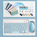 10 inch Bluetooth Keyboard Mouse Set Rechargeable Ultra-Thin Mini Keyboard And Mouse Wireless Keyboard Mouse Combos